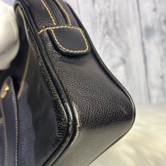 DUNHILL leather clutch bag in black - Picture 7 of 17